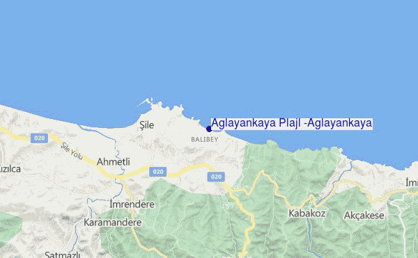 mappa di localizzazione di Ağlayankaya Plajı (Aglayankaya)