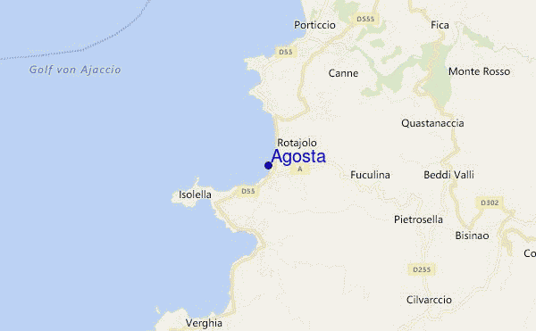 mappa di localizzazione di Agosta