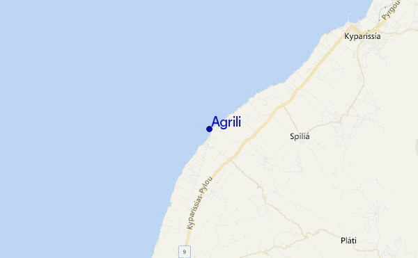 mappa di localizzazione di Agrili