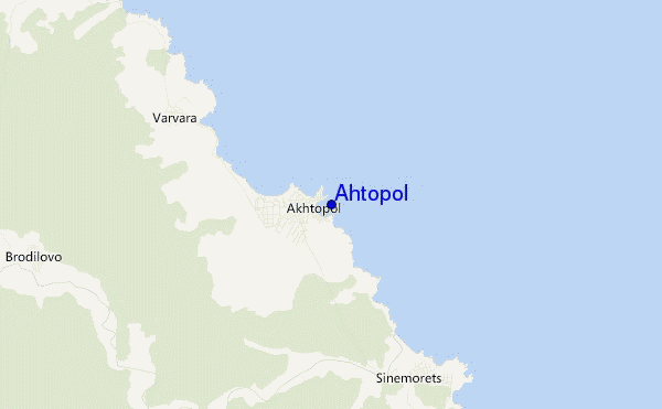 mappa di localizzazione di Ahtopol