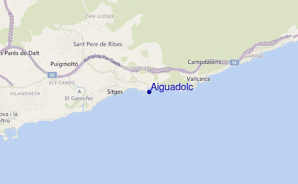 mappa di localizzazione di Aiguadolc