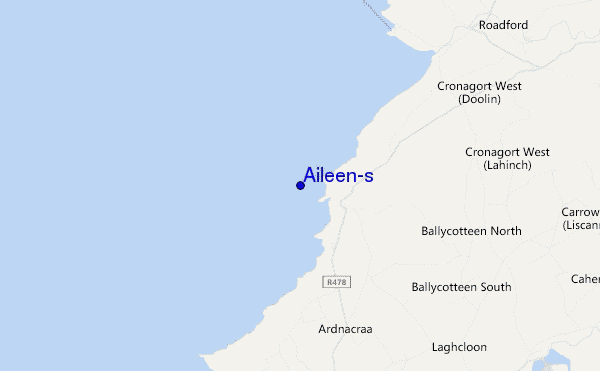 mappa di localizzazione di Aileen's