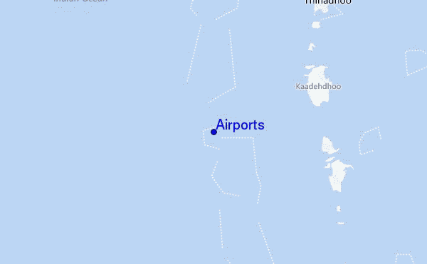 mappa di localizzazione di Airports