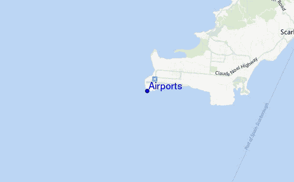 mappa di localizzazione di Airports