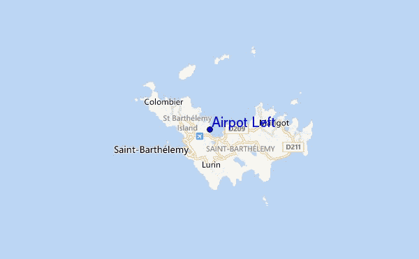 mappa di localizzazione di Airpot Left