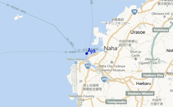 mappa di localizzazione di Aja