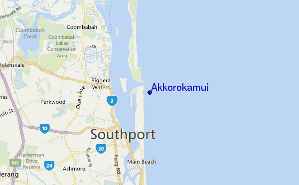 mappa di localizzazione di Akkorokamui