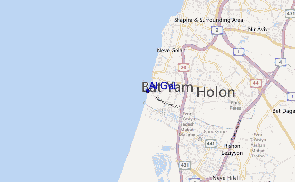 mappa di localizzazione di Al Gal
