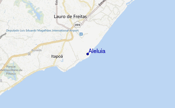 mappa di localizzazione di Aleluia