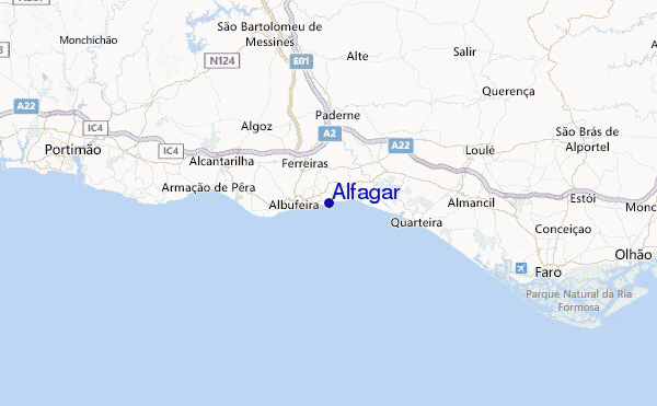 Alfagar Location Map