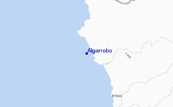 mappa di localizzazione di Algarrobo