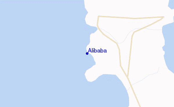 mappa di localizzazione di Alibaba