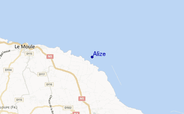 mappa di localizzazione di Alize