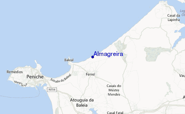 mappa di localizzazione di Almagreira