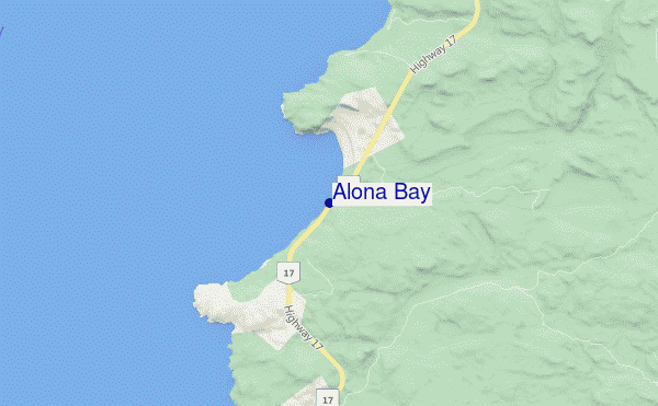 mappa di localizzazione di Alona Bay