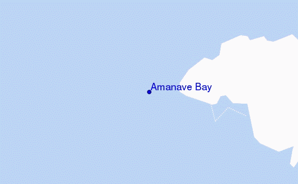 mappa di localizzazione di Amanave Bay
