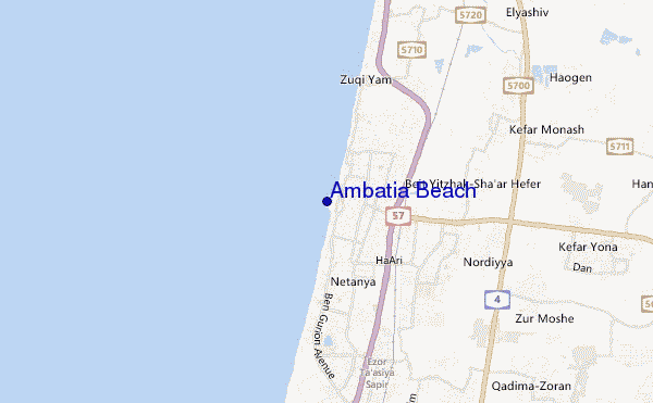 mappa di localizzazione di Ambatia Beach