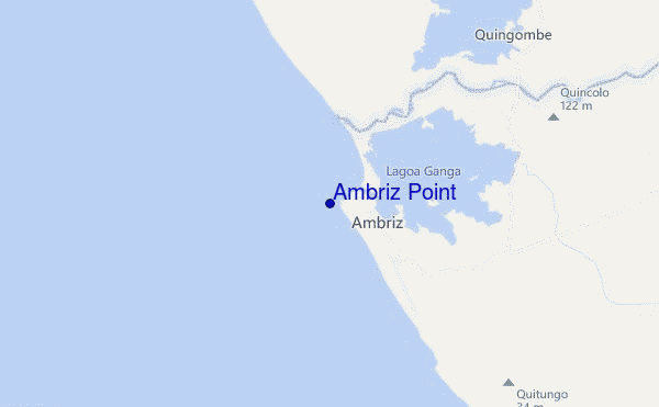 mappa di localizzazione di Ambriz Point