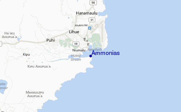 mappa di localizzazione di Ammonias