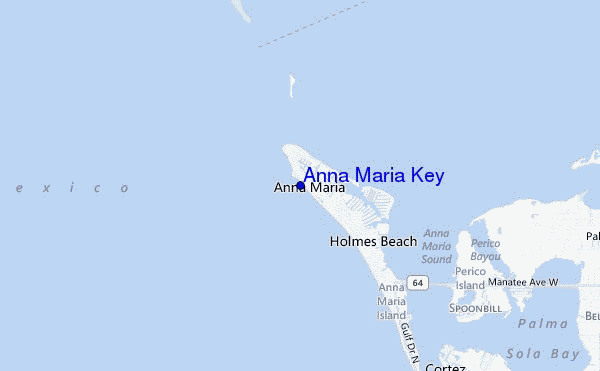 mappa di localizzazione di Anna Maria Key