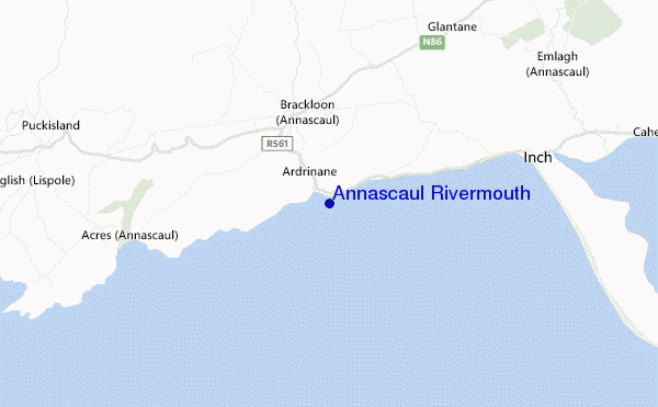 mappa di localizzazione di Annascaul Rivermouth