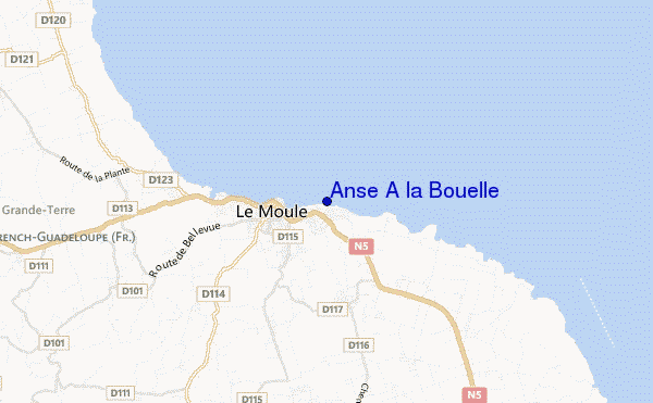 mappa di localizzazione di Anse A la Bouelle