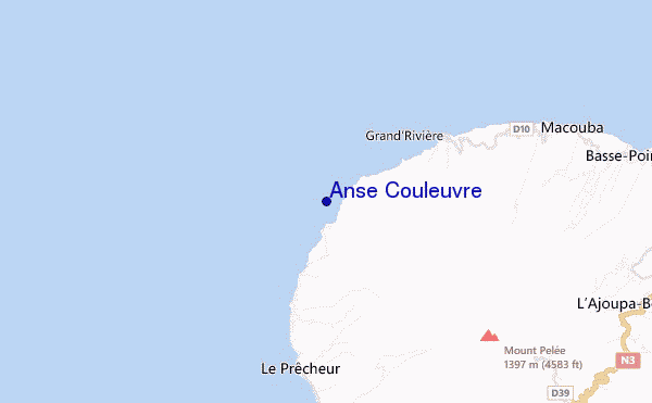 mappa di localizzazione di Anse Couleuvre