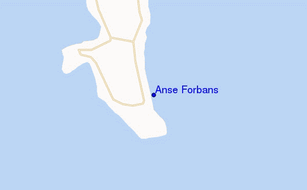 mappa di localizzazione di Anse Forbans