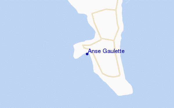 mappa di localizzazione di Anse Gaulette