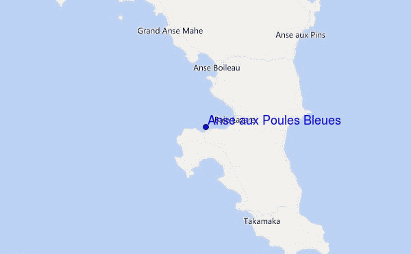 mappa di localizzazione di Anse aux Poules Bleues