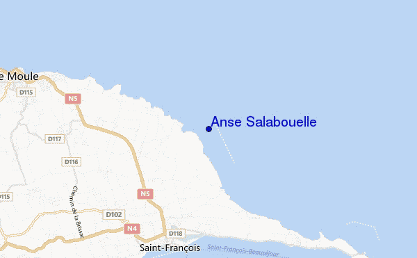 mappa di localizzazione di Anse Salabouelle