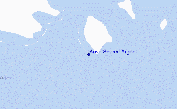 mappa di localizzazione di Anse Source Argent