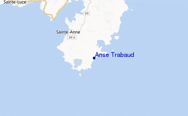 mappa di localizzazione di Anse Trabaud