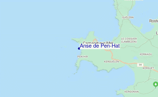 mappa di localizzazione di Anse de Pen-Hat