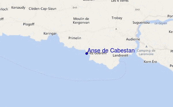 mappa di localizzazione di Anse de Cabestan
