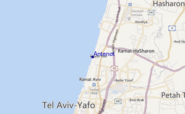 mappa di localizzazione di Antenot