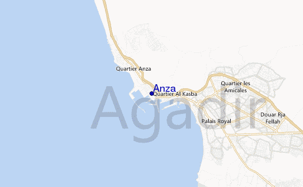 mappa di localizzazione di Anza
