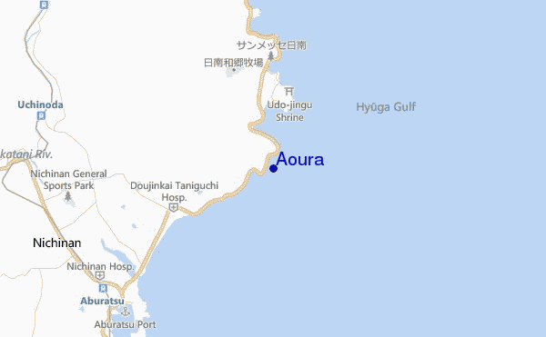 mappa di localizzazione di Aoura