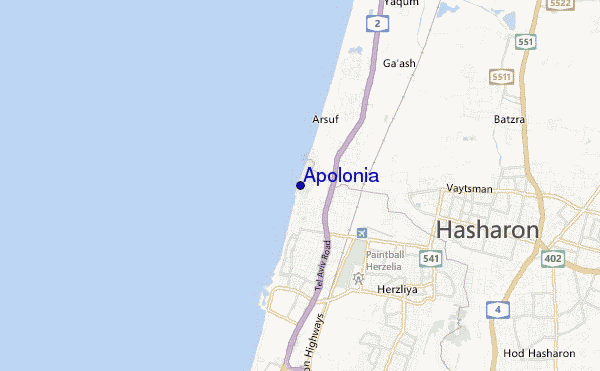 mappa di localizzazione di Apolonia