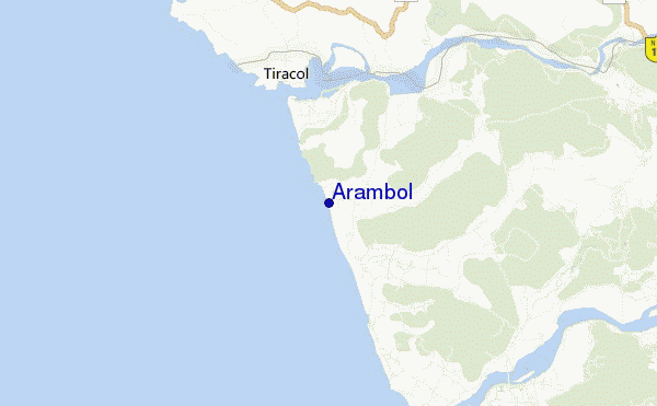 mappa di localizzazione di Arambol