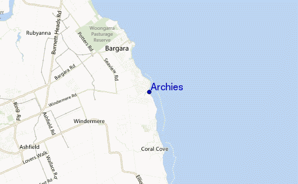 mappa di localizzazione di Archies