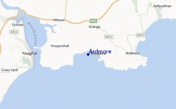 mappa di localizzazione di Ardmore