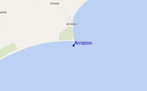 mappa di localizzazione di Arniston