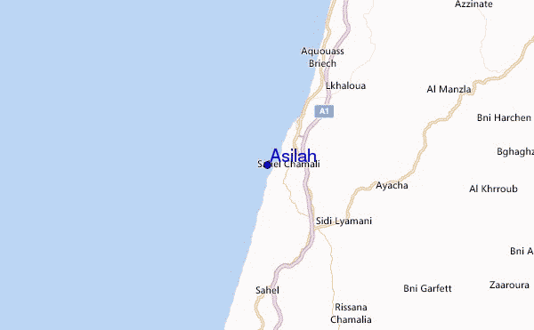 Asilah Location Map