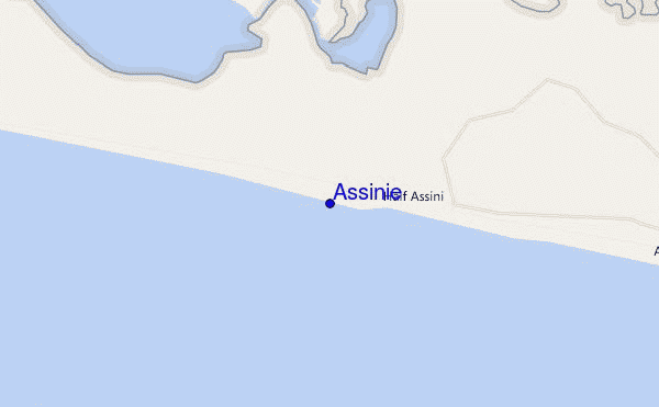 mappa di localizzazione di Assinie