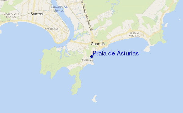 mappa di localizzazione di Praia de Asturias