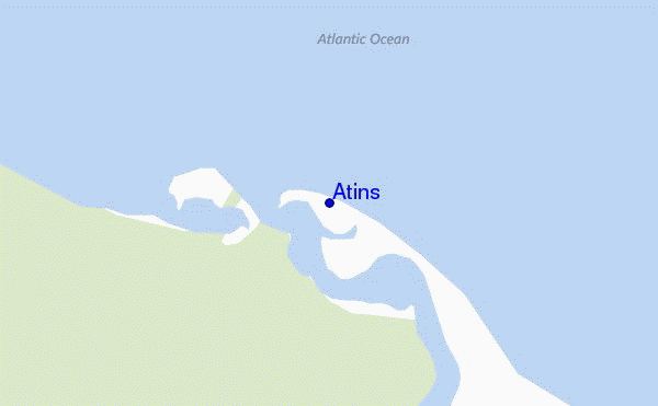 mappa di localizzazione di Atins
