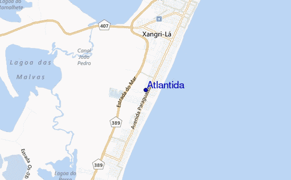 mappa di localizzazione di Atlantida