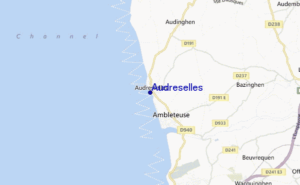 mappa di localizzazione di Audreselles