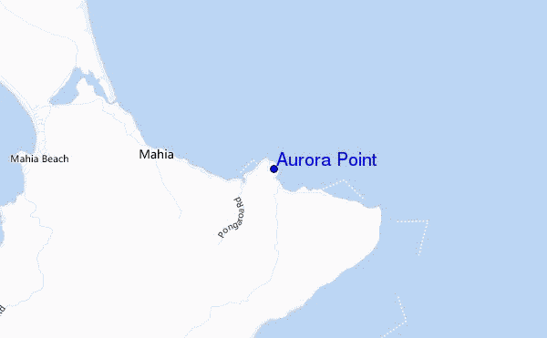 mappa di localizzazione di Aurora Point